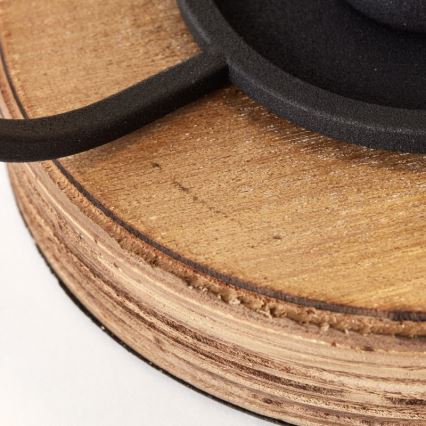 Brilliant - Tafellamp TOSH 1xE27/40W/230V van populierenhout